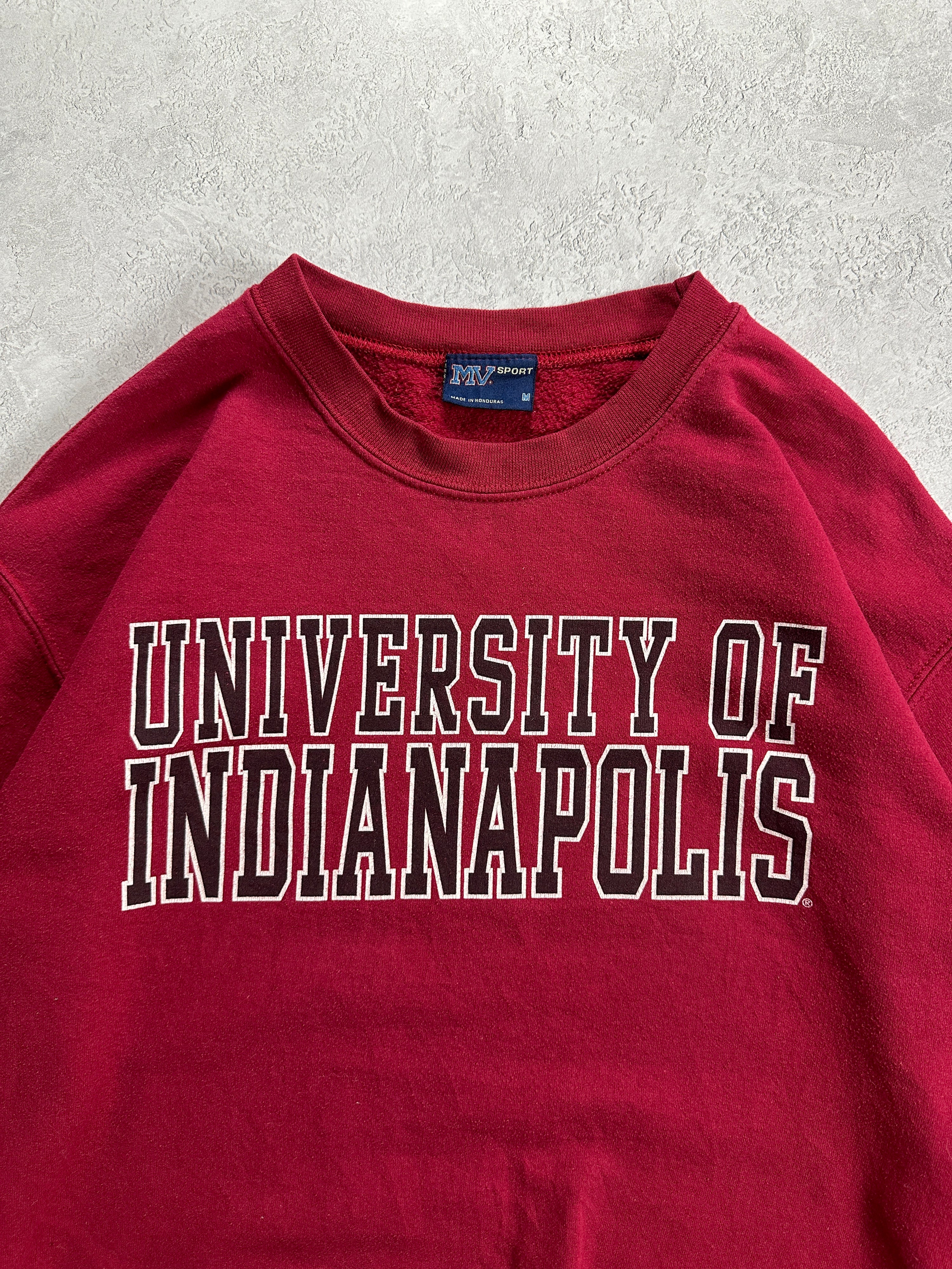 00s Red University of Indianapolis Crewneck (M)