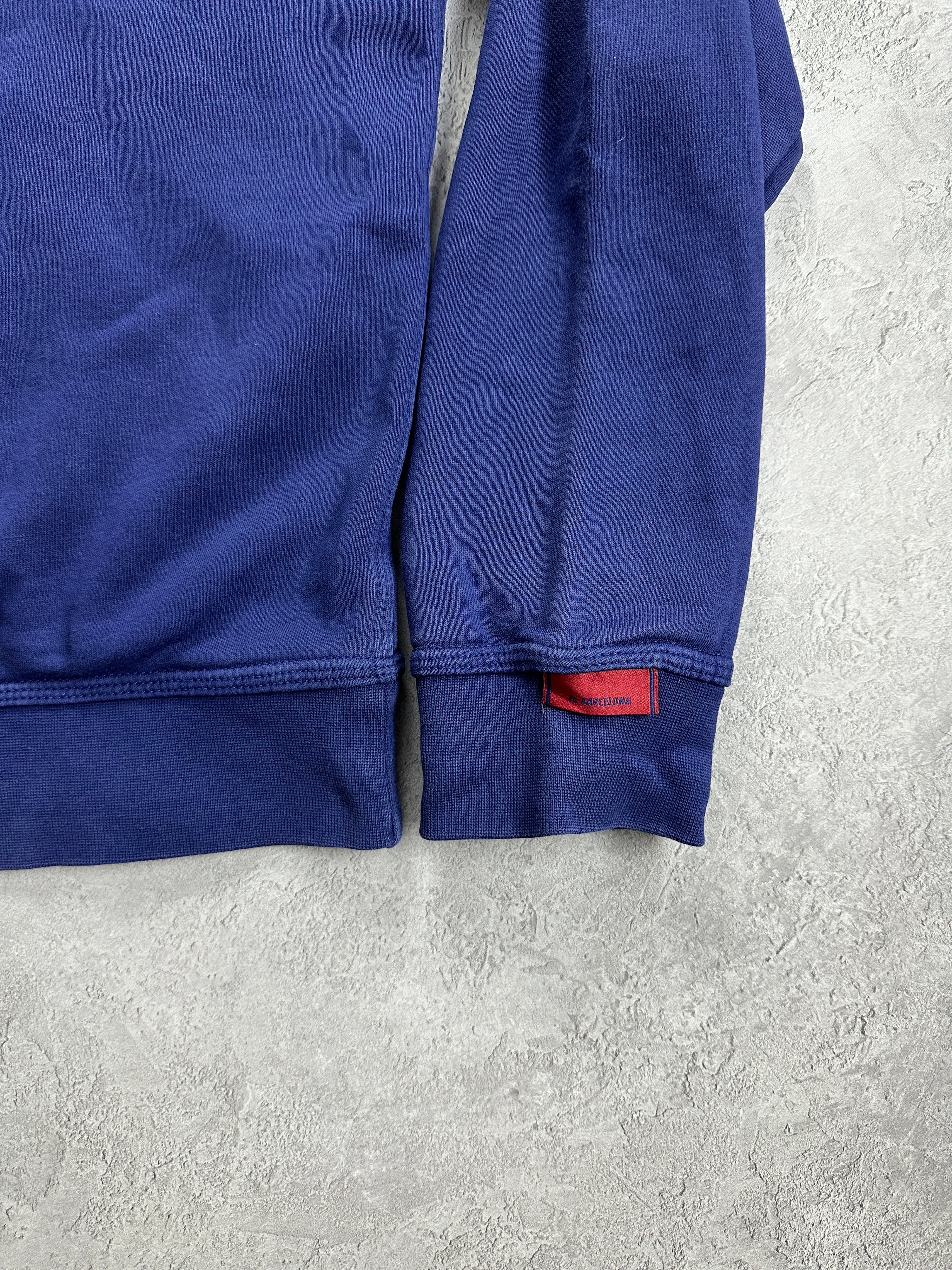 00s Navy Nike FC Barcelona Hoodie (Fits XS)