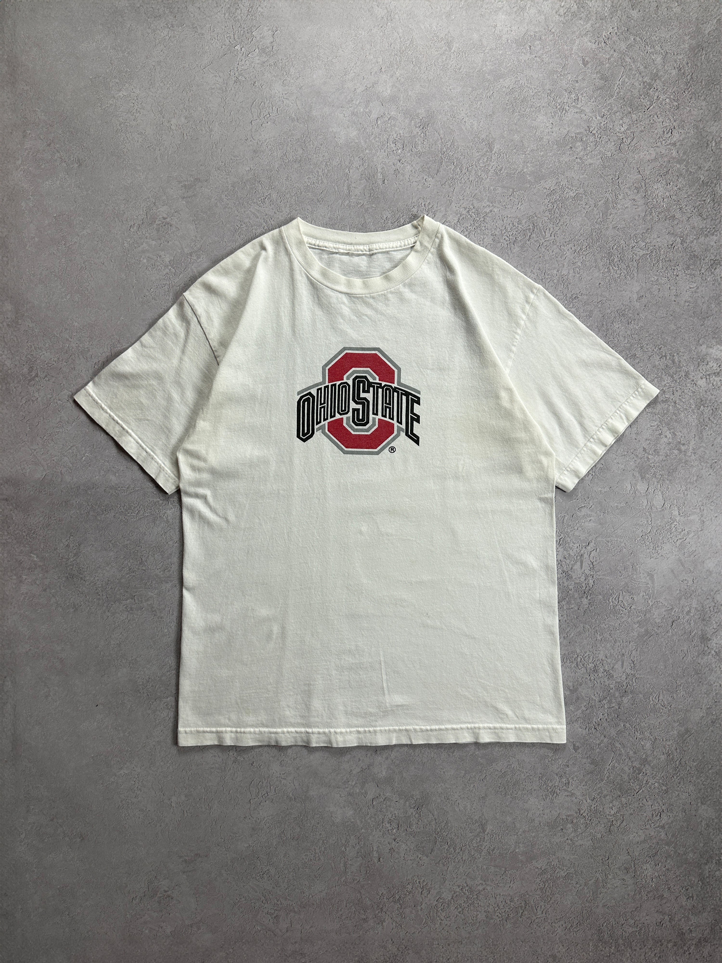 00s White Ohio State Buckeyes T-Shirt (Fits S)