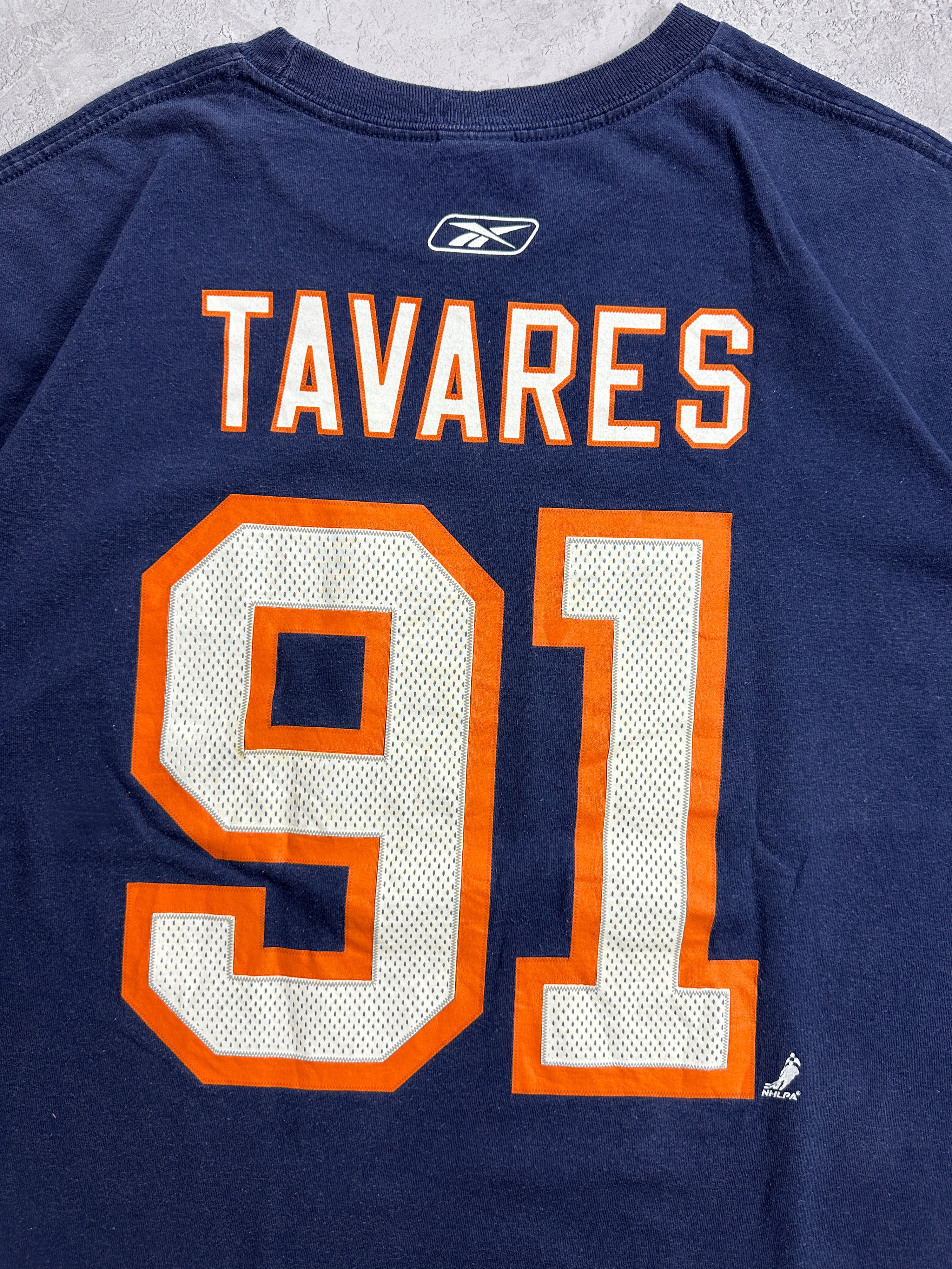 00s Navy Reebok NY Islanders Tavares T-Shirt (L)