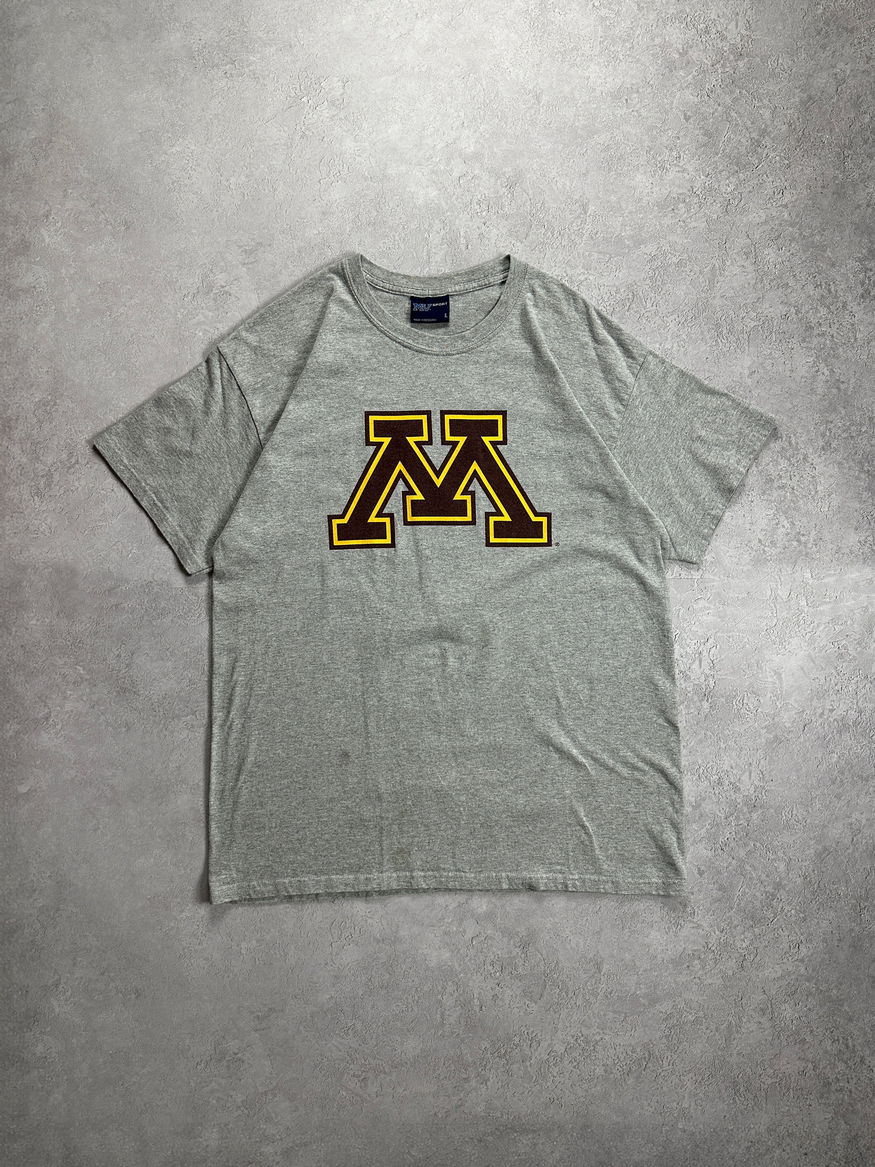 00s Grey University of Minnesota T-Shirt (Fits M)